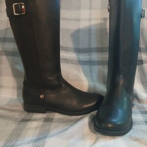 Tommy Hilfiger Black Riding Boots